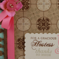 For a Gracious Hostess card