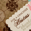 For a Gracious Hostess card detail