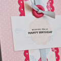 Stamps: Papertrey Ink Everyday Classics
Paper: True Black, Bitty Dots, Raspberry Fizz, Stamper's Select White
Ink: True Black, Raspberry Fizz, Sweet Blush, Spring Rain
Punch: Fiskars Threading...