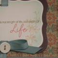 For GSS Best Use of Guidelines 2 challenge.    

Stamps:  Guidelines 2 & Life
Ink:  Ocean Tides, Aqua Mist, Melon Berry, Chocolate Chip, Frayed Burlap, Antique Linen
Cardstock:  Kraft, Vintage...