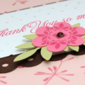 Pretty Floral Thank You Detail