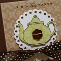 Spotted Tea Party Card