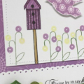 Purple Bird Card