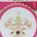 Damask Birthday Card