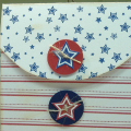 Stamps:  Let Freedom Ring
Ink:  Pure Poppy, Prussian Blue, Antique Linen Distressing Ink
Paper:  Vintage Cream, Pure Poppy, Bassil Basics Blue
Other:  Circle Punch, Rustic Jute Twine