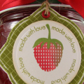 Fruitful Strawberry Jam Jar front