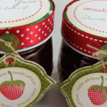 Fruitful Strawberry Jam Jar tops