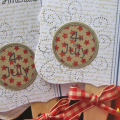 Can you imagine a bucket of these little fans as party favors for your 4th of July cookout?  Change the stamp set and you have an all purpose summer party favor.