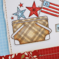 Vintage Picnic Salute card detail