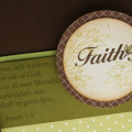 Heavenly Medley Faith card detail