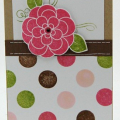 Polka Dot Floral Birthday Wishes
