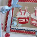 Red, White and Blue Birthday Card
