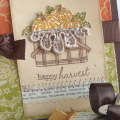 Happy Harvest card and caramels
