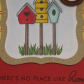 Made for the May blog hop challenge to use the color yellow.   Stamps include Bird Watching, Boards and Beams and Let Freedom Ring.
