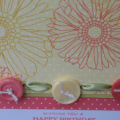Friends til the End, Everyday Classics, Vintage buttons and Spring Moss ribbon.